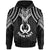 Pohnpei Custom Hoodie Polynesian Armor Style Black Unisex Black - Polynesian Pride