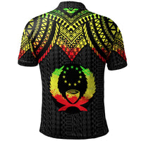 Pohnpei Custom Polo Shirt Polynesian Armor Style Reagge - Polynesian Pride