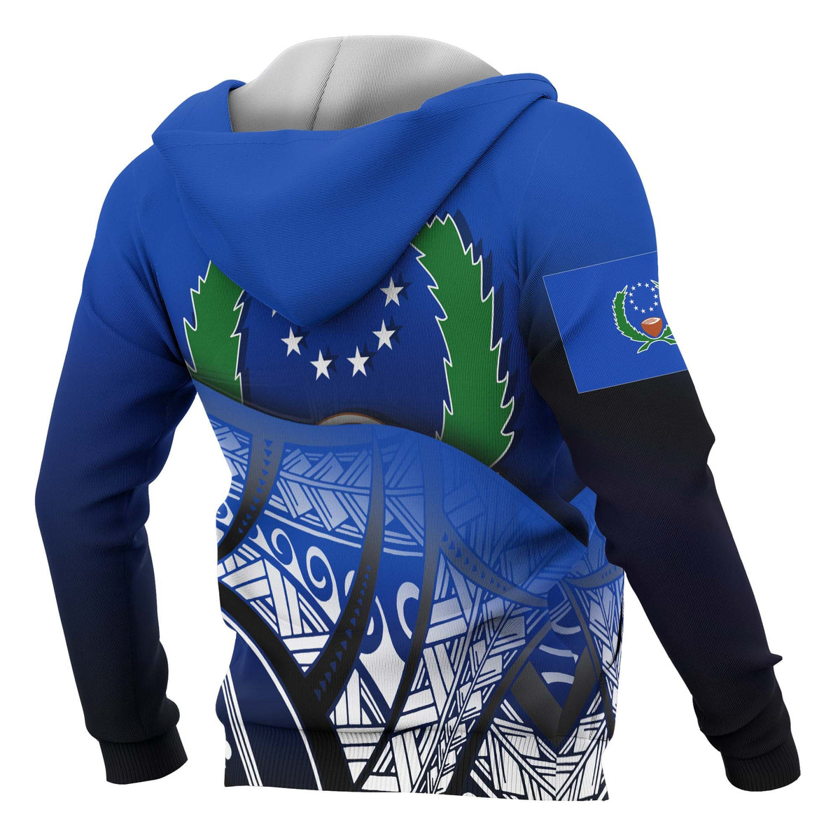 Pohnpei Coat of rms Hoodie Polynesian Pattern - Polynesian Pride