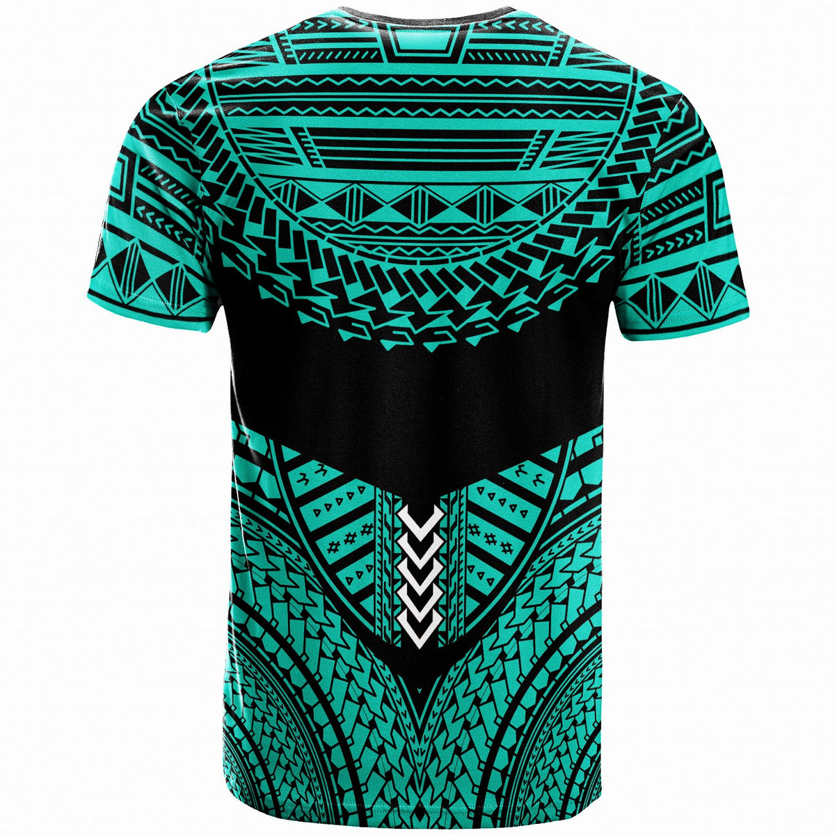Yap T Shirt Tribal Pattern Cool Style Green Color - Polynesian Pride