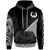 Pohnpei Custom Hoodie Diagonal Pattern Unisex Black - Polynesian Pride