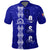 Custom Tonga Kolisi Kuini Salote Hibiscus Polo Shirt QSC Old Girls LT7 Unisex Blue - Polynesian Pride