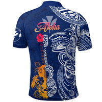 Hawaii Ukulele Unique Style Polo Shirt Hibiscus Pattern LT7 - Polynesian Pride