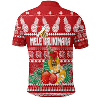 Hawaii Christmas Polo Shirt Mele Kalikimaka Ukulele LT7 - Polynesian Pride