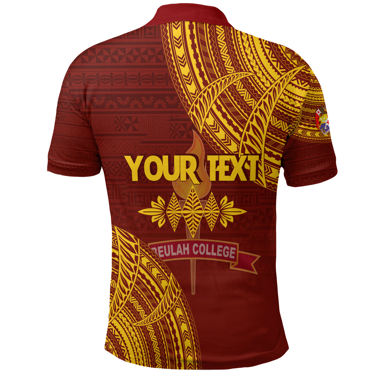 Custom Tonga Kolisi Beulah Polo Shirt BAC We Are One LT7 - Polynesian Pride