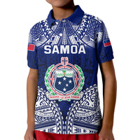 Samoa Coat Of Arms Polo Shirt Polynesian Pattern LT9 - Polynesian Pride