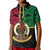 (Custom Personalised) Vanuatu Kid Polo Shirt Tribal Vanuatu Coat Of Arms Flag Style No2 LT9 Kid Black - Polynesian Pride