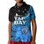 (Custom Personalised) Yap State Day Kid Polo Shirt Yap Flag and FSM Seal LT9 Kid Blue - Polynesian Pride