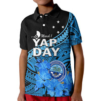 Yap State Day Polo Shirt Yap Flag and FSM Seal LT9 - Polynesian Pride