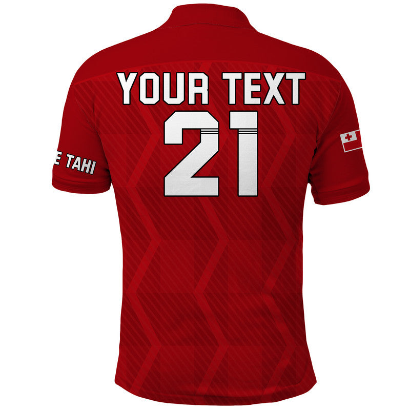 (Custom Text and Number) Tonga Rugby Sevens Polo Shirt Sporty Style LT9 - Polynesian Pride