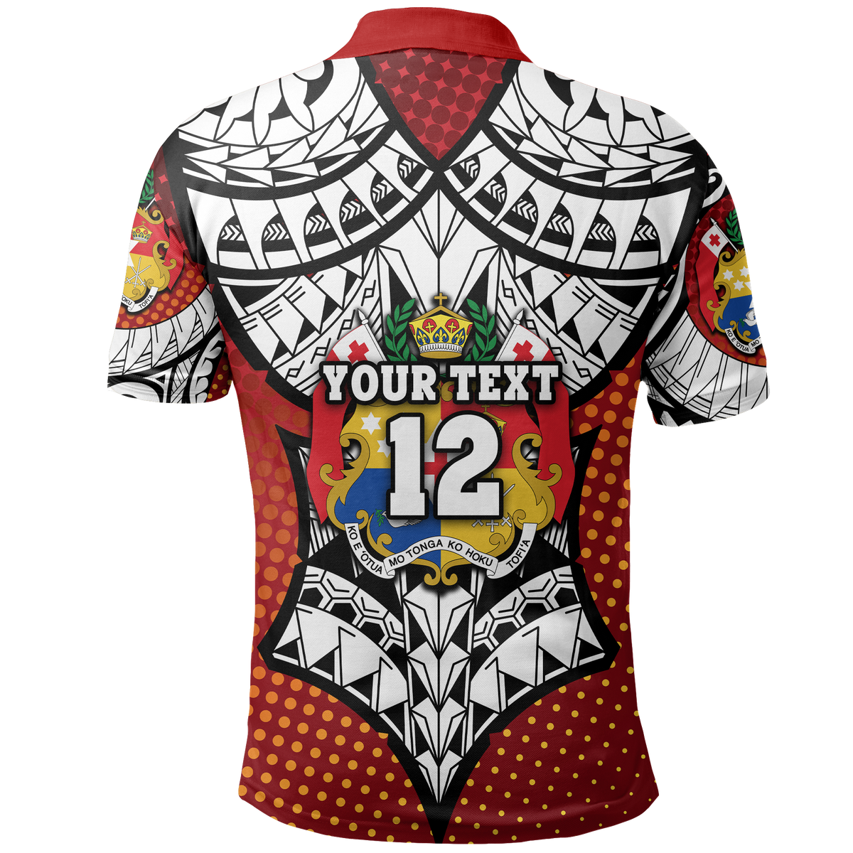 Custom Tonga Rugby Polo Shirt Polynesian Version Special - Polynesian Pride