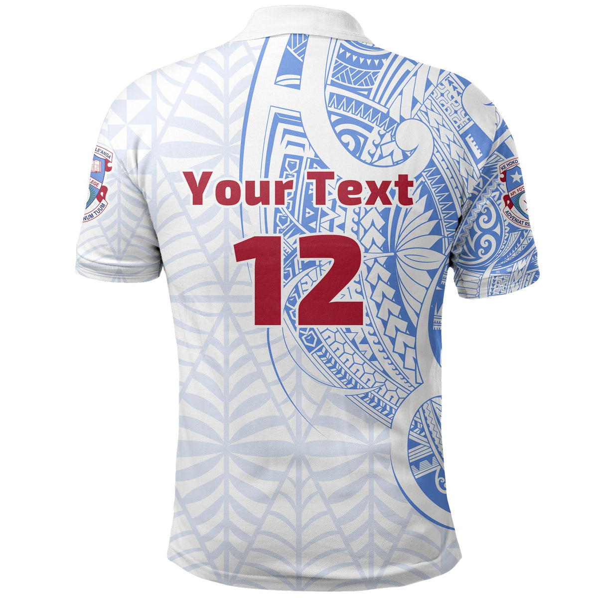Custom Kolisi Apifoou College Polo Shirt Polynesian Style - Polynesian Pride