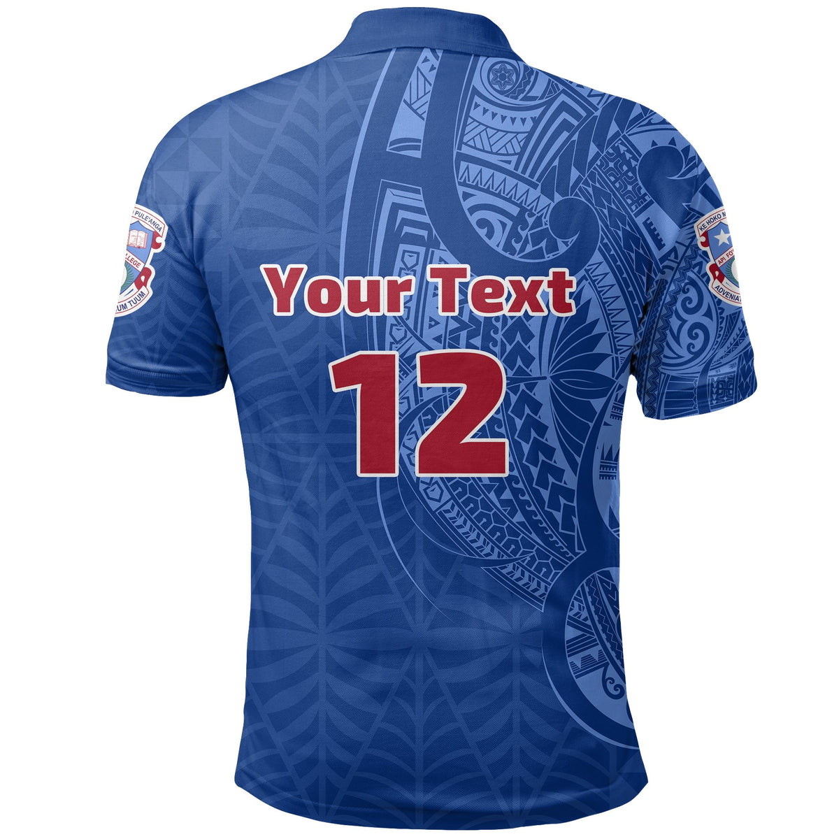 Custom Kolisi Apifoou College Polo Shirt Polynesian Tattoo Style - Polynesian Pride