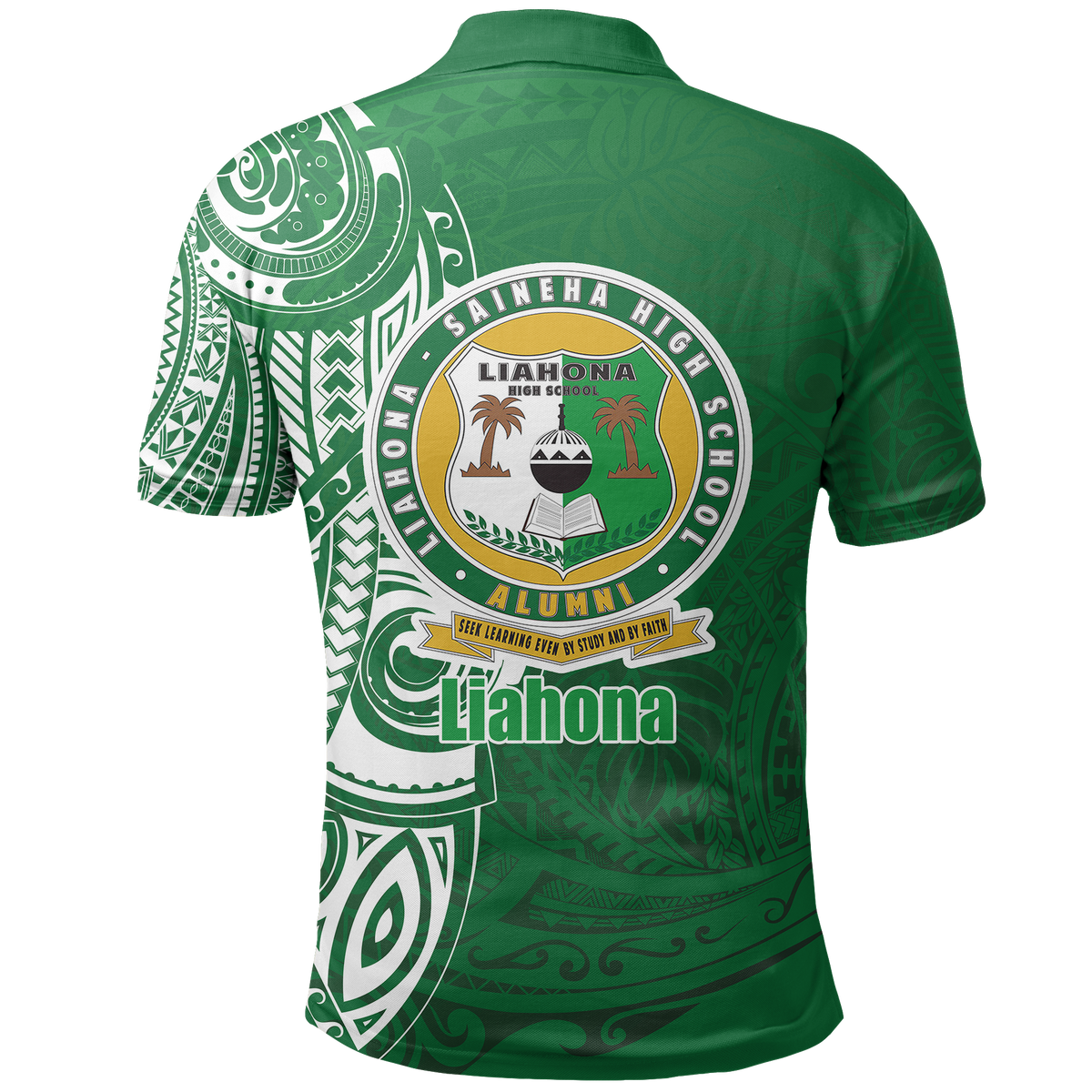 Liahona Tonga Polo Shirt Polynesian Free Style - Polynesian Pride