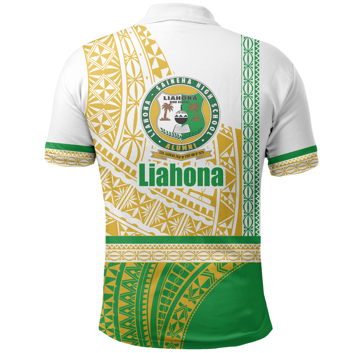 Liahona Tonga Polo Shirt Polynesian Traditional Style - Polynesian Pride