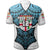 Custom Fiji Tapa Rugby Polo Shirt Armor Style White - Polynesian Pride