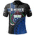 Custom American Samoa Rugby Polo Shirt Armor Style - Polynesian Pride