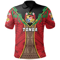 Custom Tonga Rugby Polo Shirt Style Gown - Polynesian Pride