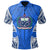 Samoa Polynesian Polo Shirt Samoan Pattern With Seal Unisex Blue - Polynesian Pride