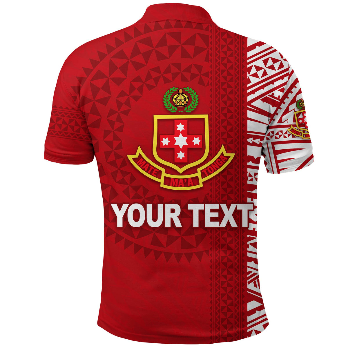 Custom Kolisi Tonga Polo Shirt - Polynesian Pride