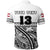 Custom Tahiti Rugby Polo Shirt Marvelous Version White Custom Text and Number - Polynesian Pride