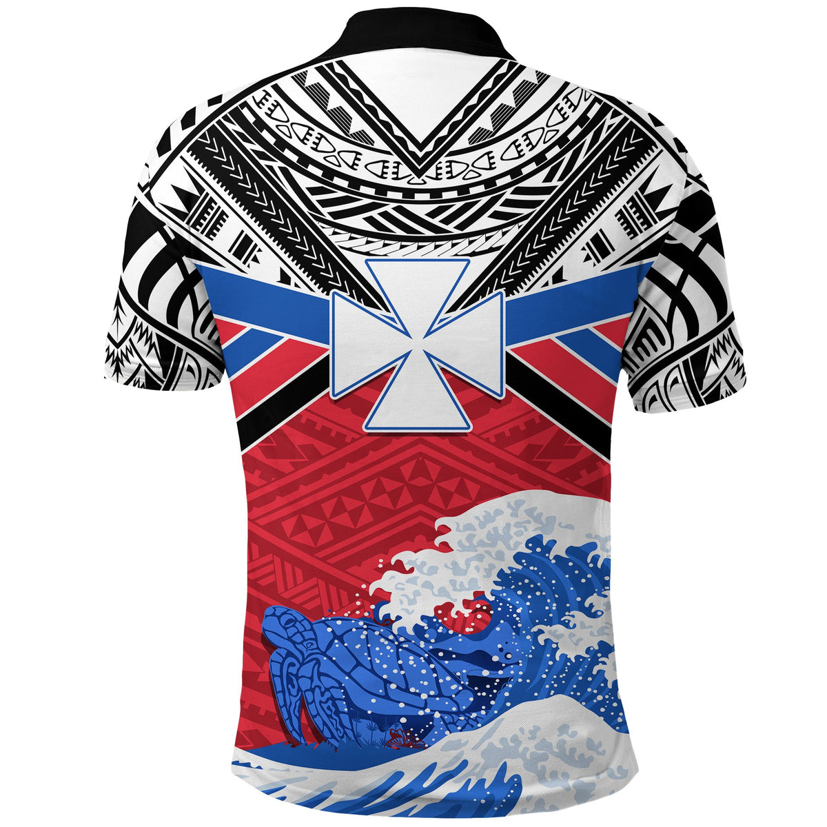 Wallis and Futuna Rugby Polo Shirt Spirit - Polynesian Pride