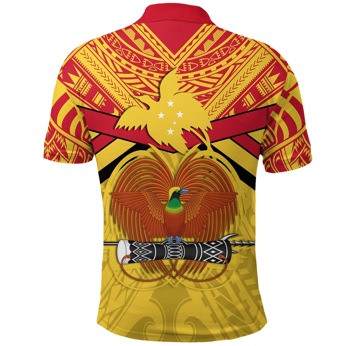 Combo Polo Shirt and Men Short Papua New Guinea Rugby PNG - The Kumuls - Polynesian Pride