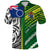 Custom Cook Islands Unique Polo Shirt Polynesia Pattern Custom Text and Number LT13 - Polynesian Pride