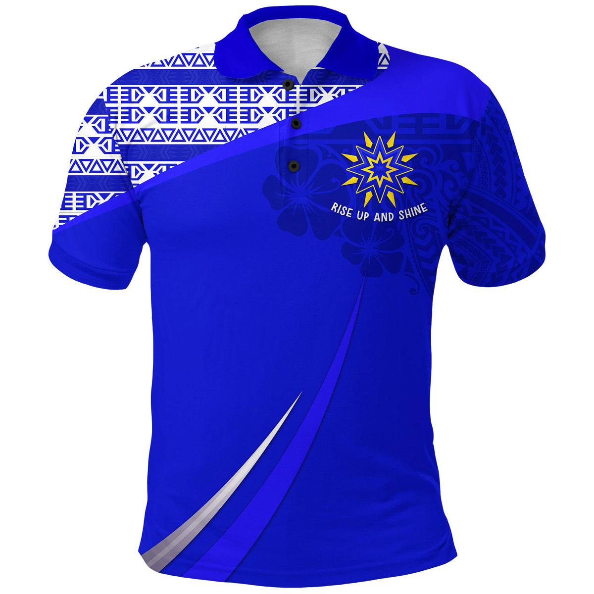 Kulungtufu Lutheran Polo Shirt Ver 02 Primary School PNG LT13 Unisex Blue - Polynesian Pride