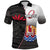 Custom Tahiti Rugby Polo Shirt Impressive Version Black Custom Text and Number - Polynesian Pride