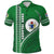 Custom Cook Islands Rugby Polo Shirt Simple Style Green Custom Text and Number - Polynesian Pride