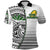 Custom Cook Islands Rugby Polo Shirt Impressive Version Black Custom Text and Number - Polynesian Pride