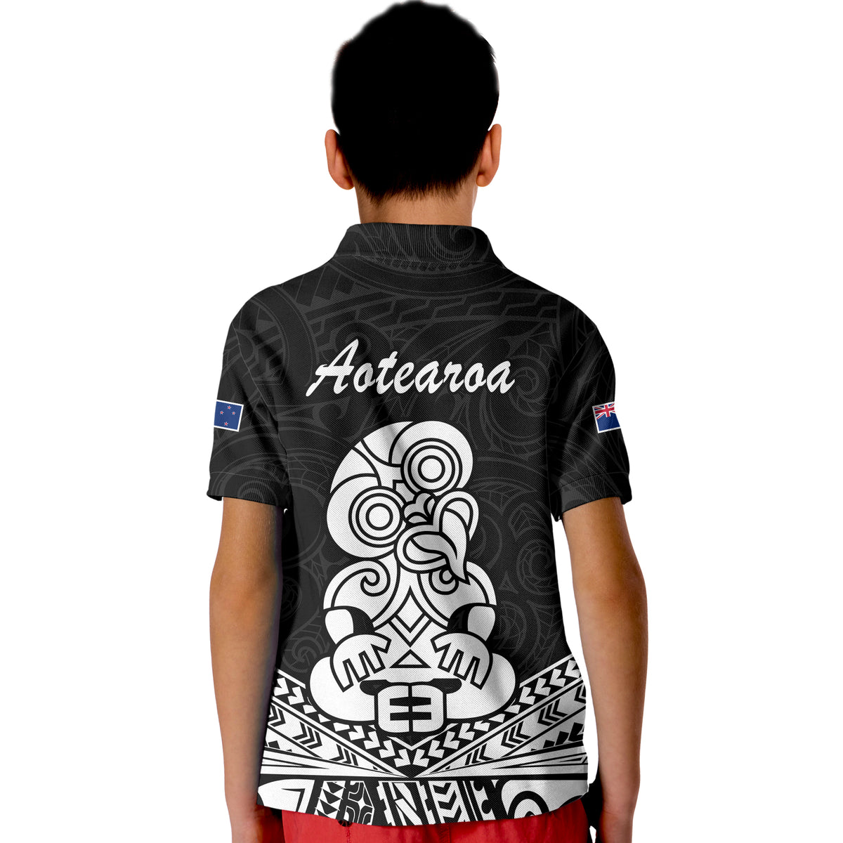 Waitangi Maori Tiki Polo Shirt LT9 - Polynesian Pride