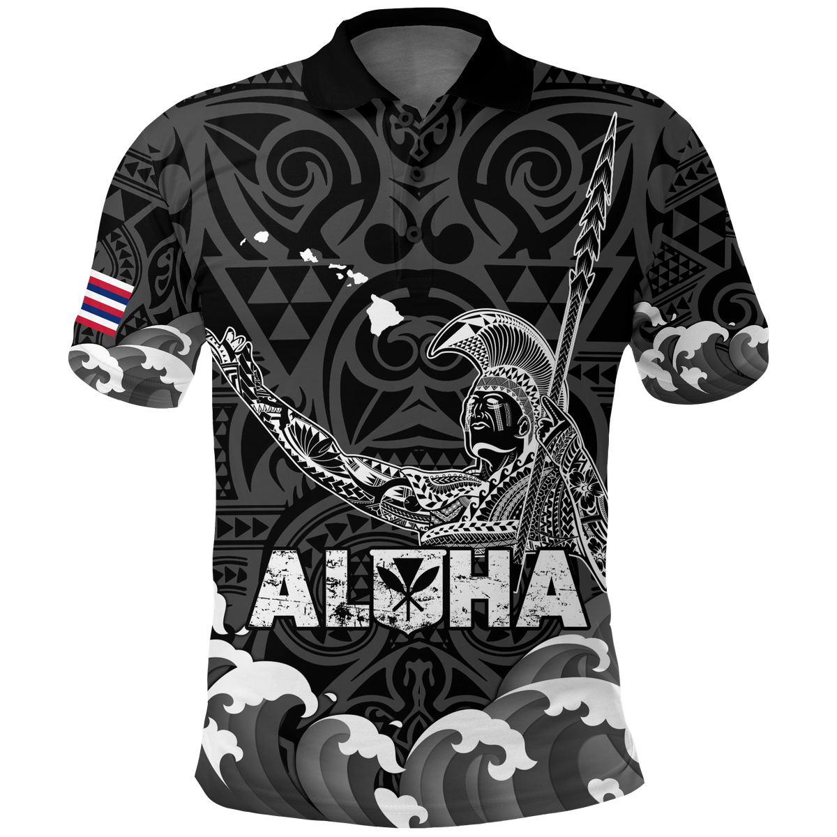 Custom Hawaii King Kamehameha Aloha Hawaii Nei Polo Shirt LT2 - Polynesian Pride