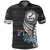 Fiji Rugby Bati Tapa Pattern Polo Shirt LT2 BLACK - Polynesian Pride