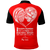 Fiji Valentine Couple Heart Polo Shirt LT2 - Polynesian Pride