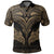 New Zealand The Mana Maori Polo Shirt Gold Unisex Black - Polynesian Pride