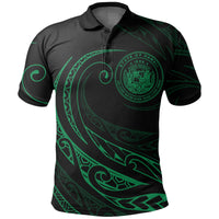 Hawaii Polo Shirt Frida Style Green - Polynesian Pride