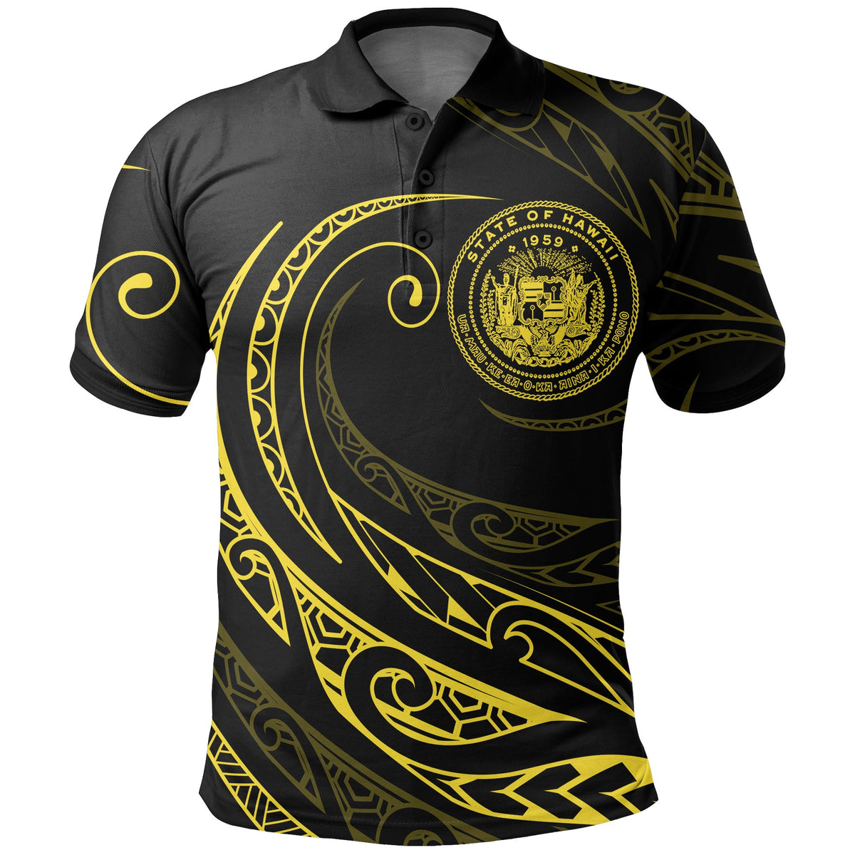 Hawaii Polo Shirt Frida Style - Polynesian Pride
