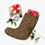 Polynesian Culture Gold Christmas Stocking - Polynesian Pride