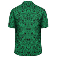 Polynesian Culture Green Hawaiian Shirt - Polynesian Pride