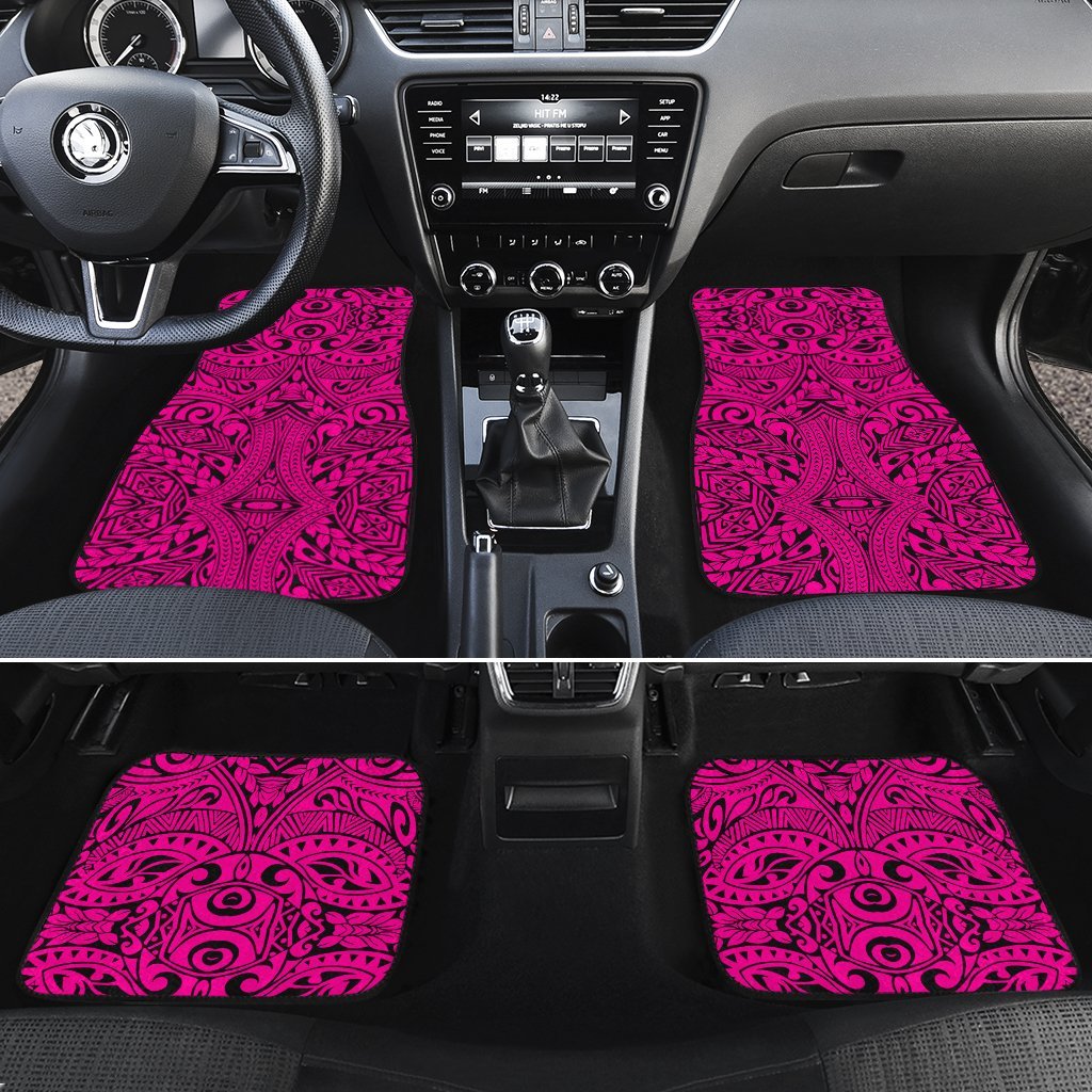 Polynesian Culture Hawaii Car Floor Mats Pink One Size - Polynesian Pride