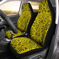 Polynesian Culture Yellow Car Seat Cover - Polynesian Pride
