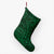 Polynesian Hawaiian Style Tribal Tattoo Green Christmas Stocking 26 X 42 cm Green Christmas Stocking - Polynesian Pride