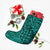 Polynesian Hawaiian Style Tribal Tattoo Turquoise Christmas Stocking - Polynesian Pride