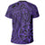 Polynesian Hawaiian Style Tribal Tattoo Violet T Shirt - Polynesian Pride