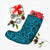 Polynesian Kakau Turtle Blue Christmas Stocking - Polynesian Pride