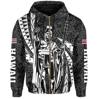 Polynesian King Kakau Turtle Hoodie (Zip up) Mega Style - Polynesian Pride