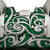 Polynesian Maori Ethnic Ornament Green Back Seat Cover - Polynesian Pride