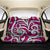 Polynesian Maori Ethnic Ornament Pink Back Seat Cover One Size Pink Back Car Seat Covers - Polynesian Pride